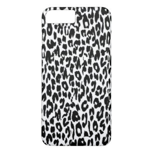Black Leopard Skin Fur Case-Mate iPhone Case