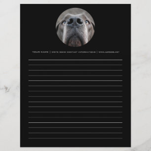 Black Letterhead
