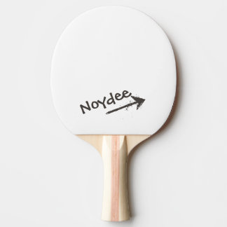 Black Lettering and Arrow on your Ping Pong Paddle