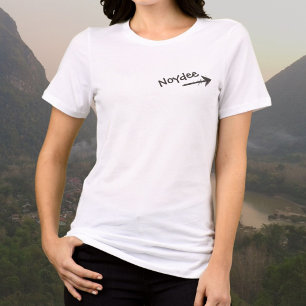 Black Lettering and Arrow on your Tri-Blend Shirt
