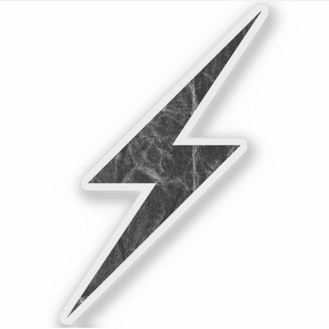 Black Lightning Bolt Of Anarchy (vintage) (Front)