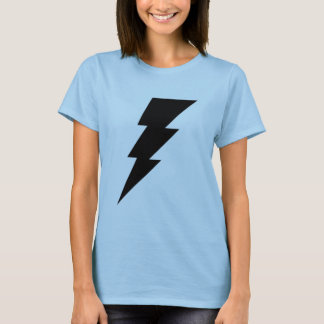 Black Lightning Bolt Women's shirt
