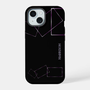 Black Lilac Personalized Phone Case