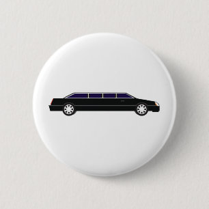 Black Limo 2 Inch Round Button