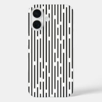 Black Line Geometric Pattern