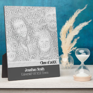 Black Lined Graduation Plaque