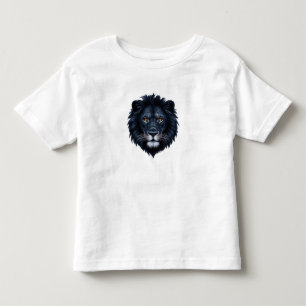 Black Lion Face Toddler T-shirt
