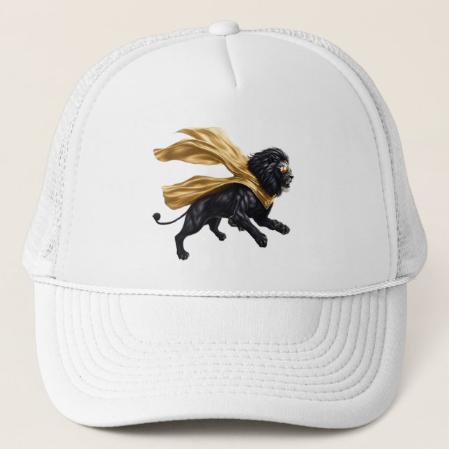 Black Lion Superhero Hat (Front)