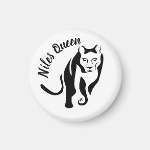 Black Lioness Queen of the Nile Magnet