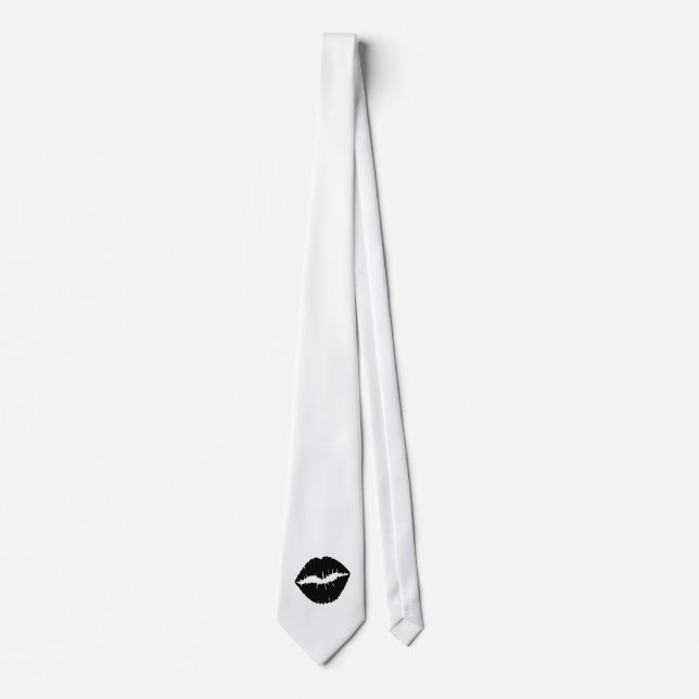 Black Lips Tie (Front)