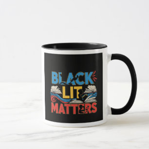 Black Lit Matters Bold Afrocentric Literary Mug