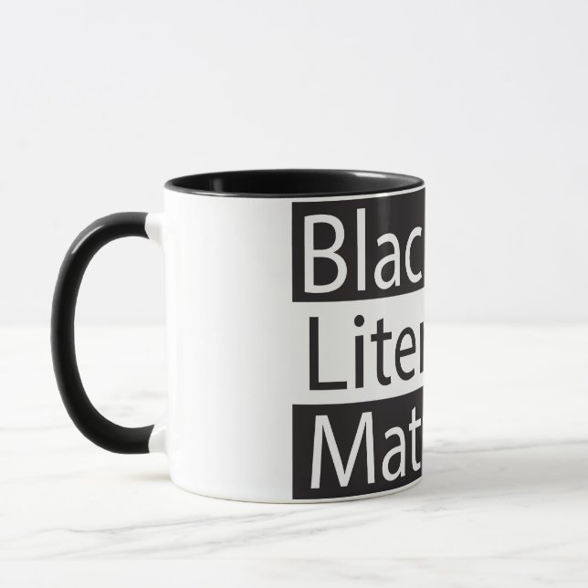 Black Literature Matters tasse (Gauche)