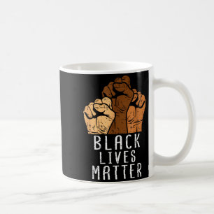 Black Lives Blm Human Rights Black History Month  Coffee Mug