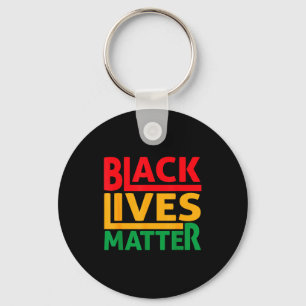 Black Lives Blm Human Rights Black History Month  Keychain