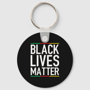 Black Lives Blm Human Rights Black History Month Keychain