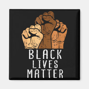 Black Lives Blm Human Rights Black History Month  Magnet