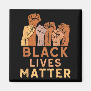 Black Lives Blm Human Rights Black History Month  Magnet