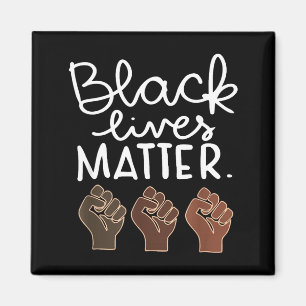 Black Lives Blm Human Rights Black History Month Magnet