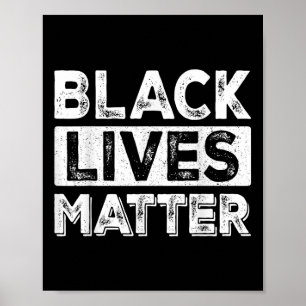Black Lives Blm Human Rights Kids Men Women Poster