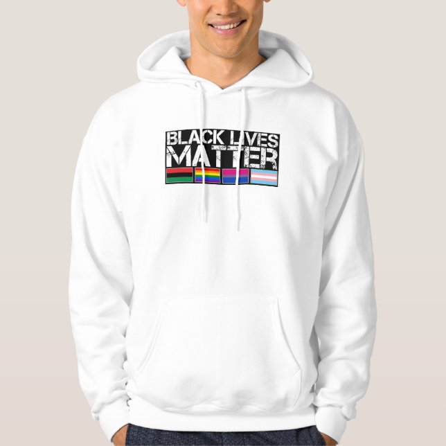 Black Lives Matt Sweat - shirt à capuche LGBT (Devant)