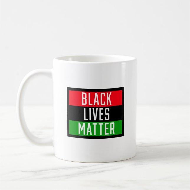 Black Lives Matter 2 Coffee Mug (Left)