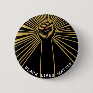 BLACK LIVES MATTER 2 INCH ROUND BUTTON