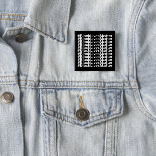 Black Lives Matter 2 Inch Square Button