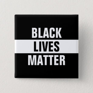Black Lives Matter 2 Inch Square Button