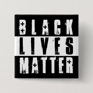 BLACK LIVES MATTER 2 INCH SQUARE BUTTON