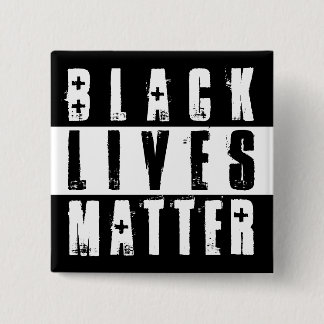 BLACK LIVES MATTER 2 INCH SQUARE BUTTON