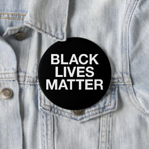 Black Lives Matter 4 Inch Round Button