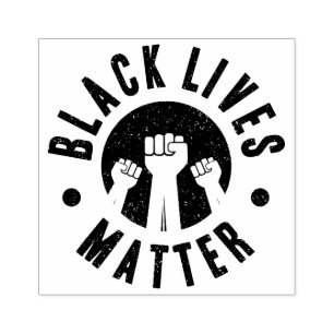 black lives matter address rubber stamp