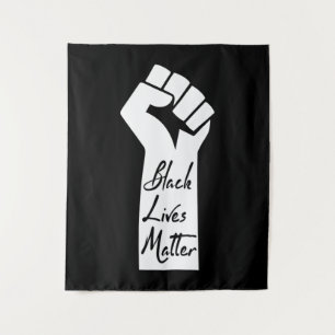 Black Lives Matter Black Woman Tapestry