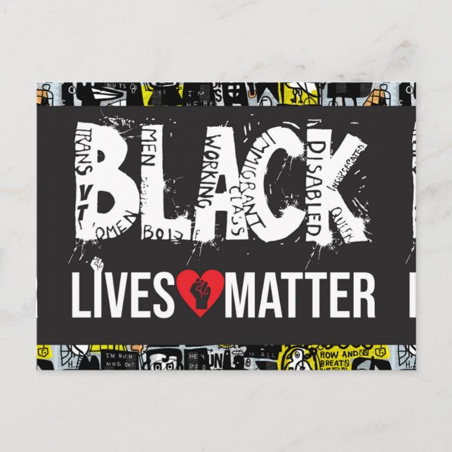 Black Lives Matter Blank Card (Front)