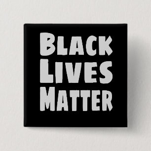 Black Lives Matter BLM 2 Inch Square Button
