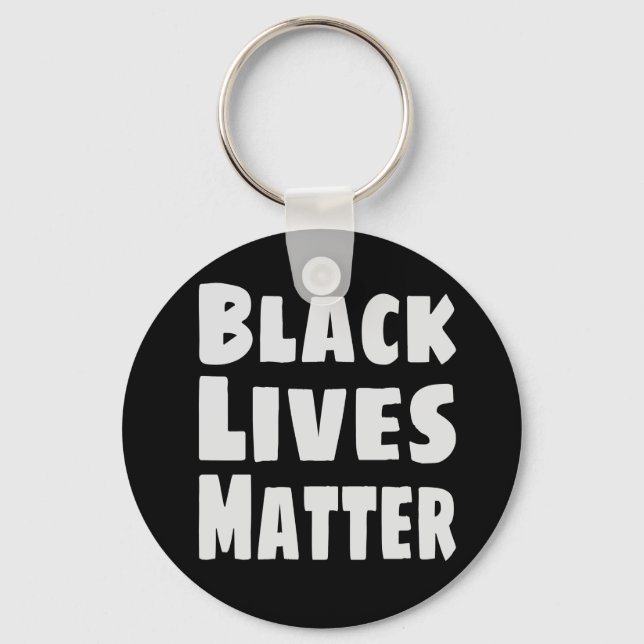 Black Lives Matter BLM Keychain (Front)