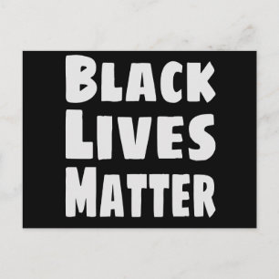 Black Lives Matter BLM Postcard