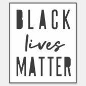 Black Lives Matter | BLM Race Equality Car Bumper (Front)