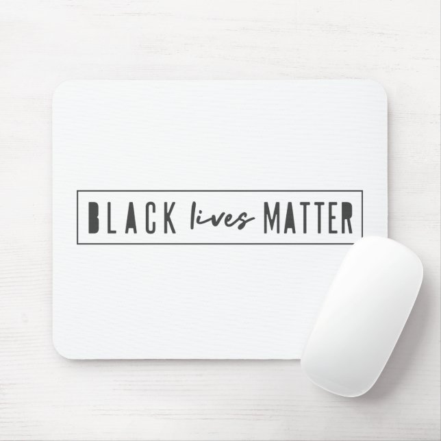 Black Lives Matter | BLM Race Equality Modern Mouse Pad (With Mouse)