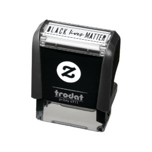 Black Lives Matter   BLM Race Equality Modern Self-inking Stamp