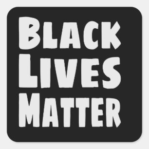 Black Lives Matter BLM Square Sticker