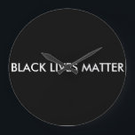 Black Lives Matter Clock, BLM Large Clock<br><div class="desc">Black Lives Matter Clock. Be inspiring, be positive, be supportive! Perfect gift for Christmas or Kwanzaa.</div>