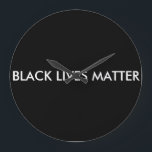 Black Lives Matter Clock, BLM Large Clock<br><div class="desc">Black Lives Matter Clock. Be inspiring,  be positive,  be supportive!</div>