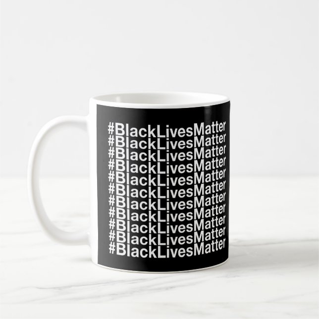Black Lives Matter Coffee Mug (Left)