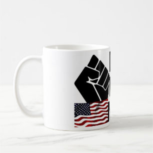 black lives matter Collection USA Flag  Coffee Mug