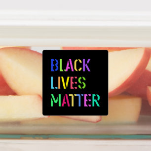 Black Lives Matter Colorful Stencil 01