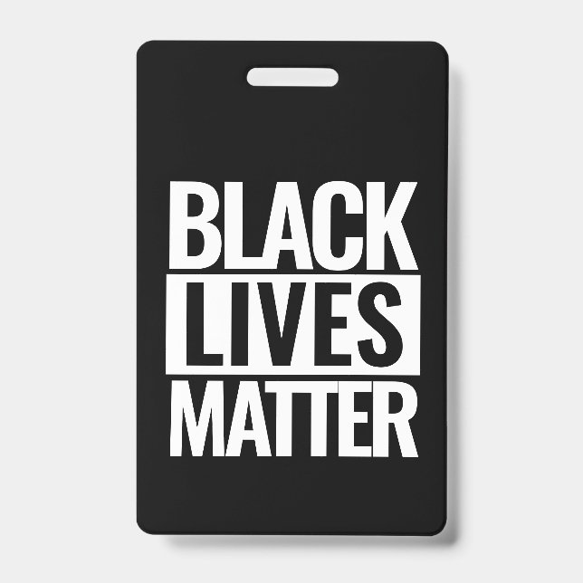 Black Lives Matter Custom Badge (Front)