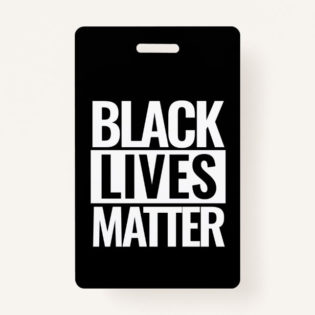 Black Lives Matter Custom Badge (Front)