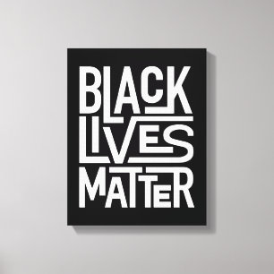 Black Lives Matter Equal Rights Canvas Print