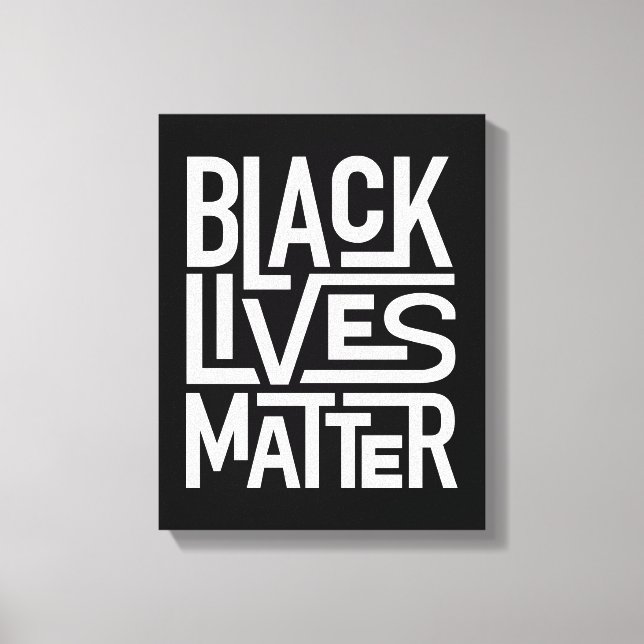 Black Lives Matter | Equal Rights Canvas Print (Front)